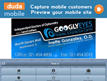 Tablet Screenshot of googlyeyesvision.com